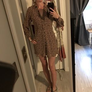 Abercrombie Ruffle Hem Shirt Dress - NEW